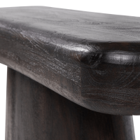 Woood Amco sidetable mangohout - zwart