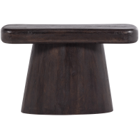 Woood Amco sidetable mangohout - zwart