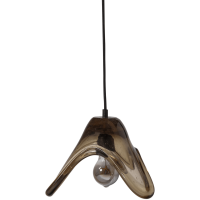 Woood Ella hanglamp groot glas - groen
