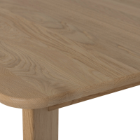 Woood Tablo eettafel afgerond - 220x100 cm - naturel