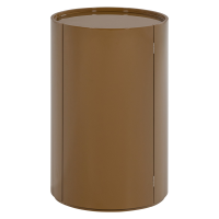 Woood Sera ronde kast 72xø45 cm hout hoogglans - honinggeel