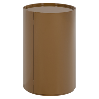 Woood Sera ronde kast 72xø45 cm hout hoogglans - honinggeel