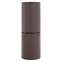 Woood Sera ronde kast 135xø45 cm hout hoogglans - donkerbruin