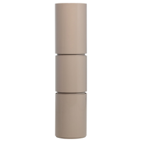 Woood Sera ronde kast 188xø45 cm hout hoogglans - zand