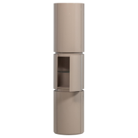 Woood Sera ronde kast 188xø45 cm hout hoogglans - zand
