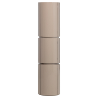 Woood Sera ronde kast 188xø45 cm hout hoogglans - zand