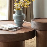 Woood Dara bijzettafel mangohout - bruin
