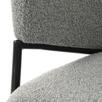DS4U Elza eetkamerstoel boucle grijs