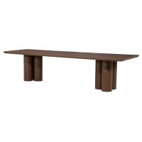 Eleonora Eettafel Logan 300x110 cm - walnoot fineer