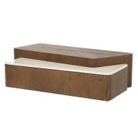 Eleonora Salontafel Romee - eiken fineer/keramiek