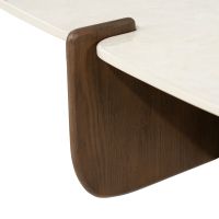 Eleonora Salontafel Filou groot - eiken fineer/keramiek