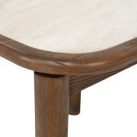 Eleonora Bijzettafel Gabi - eiken fineer/keramiek