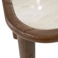 Eleonora Bijzettafel Gabi - eiken fineer/keramiek