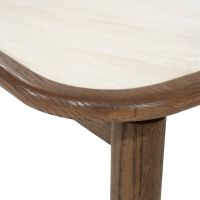 Eleonora Salontafel Gabi 100x100 cm - eiken fineer/keramiek