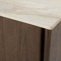 Eleonora Tv-meubel Leandro - 4drs - eiken fineer/keramiek