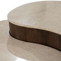 Eleonora Salontafel Thymo - mangohout/Botochino marmer