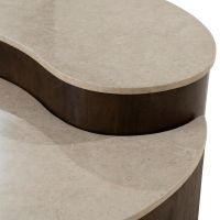 Eleonora Salontafel Thymo - mangohout/Botochino marmer