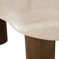 Eleonora Salontafel Kengi - mangohout/Botochino marmer