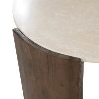 Eleonora Bijzettafel Joan - mangohout/Botochino marmer