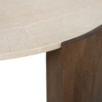 Eleonora Salontafel Joan - mangohout/Botochino marmer