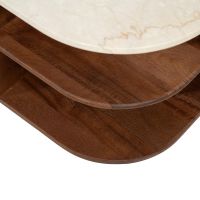 Eleonora Tv-meubel Vigo 200 cm - mangohout/Botochino marmer