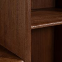 Eleonora Wandkast Vigo 110x220 cm - mangohout/Botochino marmer