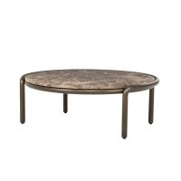 Eleonora Salontafel Silke groot - brons/Emperador marmer