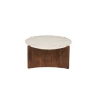 Eleonora Salontafel Nomi - mangohout/Botochino marmer