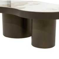 Eleonora Salontafel Danilo - brons/keramiek
