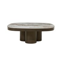 Eleonora Salontafel Santino - brons/keramiek