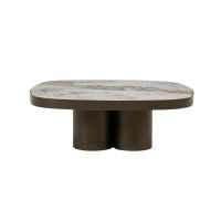 Eleonora Salontafel Santino - brons/keramiek