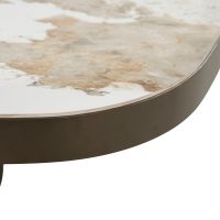 Eleonora Salontafel Santino - brons/keramiek