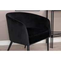 Svea Liro fauteuil - zwart