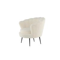 Svea Rano fauteuil - teddy - wit