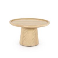 Eleonora Ronde salontafel Leia - eikenhout - ø66 cm