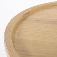 Eleonora Ronde salontafel Leia - eikenhout - ø66 cm
