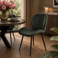 DS4U moderne Velvet Eetkamerstoel Giulia – Comfortabel & Betaalbaar Design