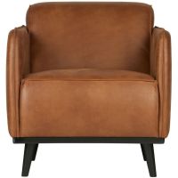 Woood Fauteuil Statement Met Arm Eco Leer