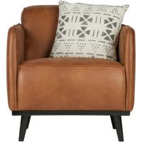 Woood Fauteuil Statement Met Arm Eco Leer