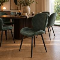 DS4U moderne Velvet Eetkamerstoel Giulia – Comfortabel & Betaalbaar Design