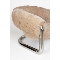 Dutchbone Marly fauteuil - bruin