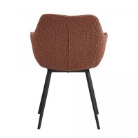 Livingfurn Luca eetkamerstoel - boucle - bruin