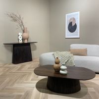 Livingfurn Salvator sidetable 140 cm - hout - bruin