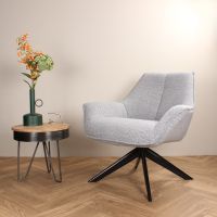 DS4U Miron draaifauteuil - grijs