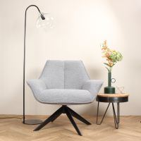 DS4U Miron draaifauteuil - grijs
