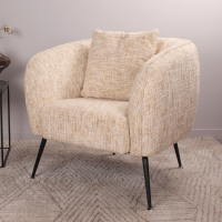 DS4U Olan fauteuil - lichtbruin