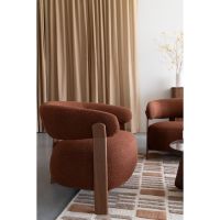 Puur Rena fauteuil - bruin