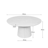 Starfurn Salontafel Solana mangohout 80 cm - bruin