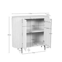 Starfurn Dressoir Solana mangohout 115 cm - bruin