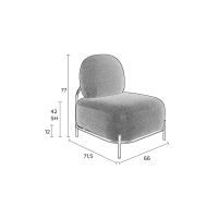 Puur Tamara fauteuil teddy - ivoor